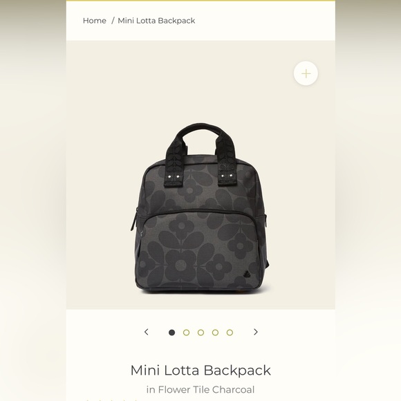 Orla kiely Mini Lotta Backpack Flower Tile - Picture 1 of 2